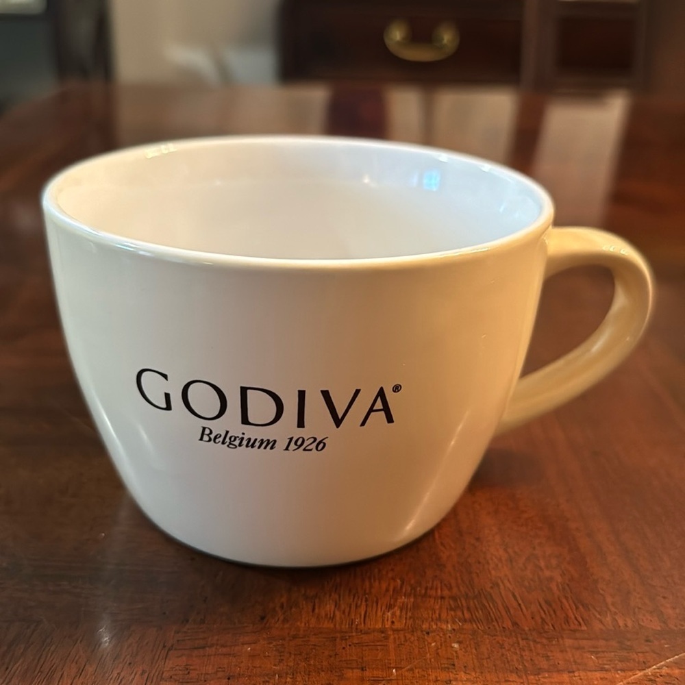 Godiva Large Soup Cocoa Coffee Latte Cappuccino Mug Cup